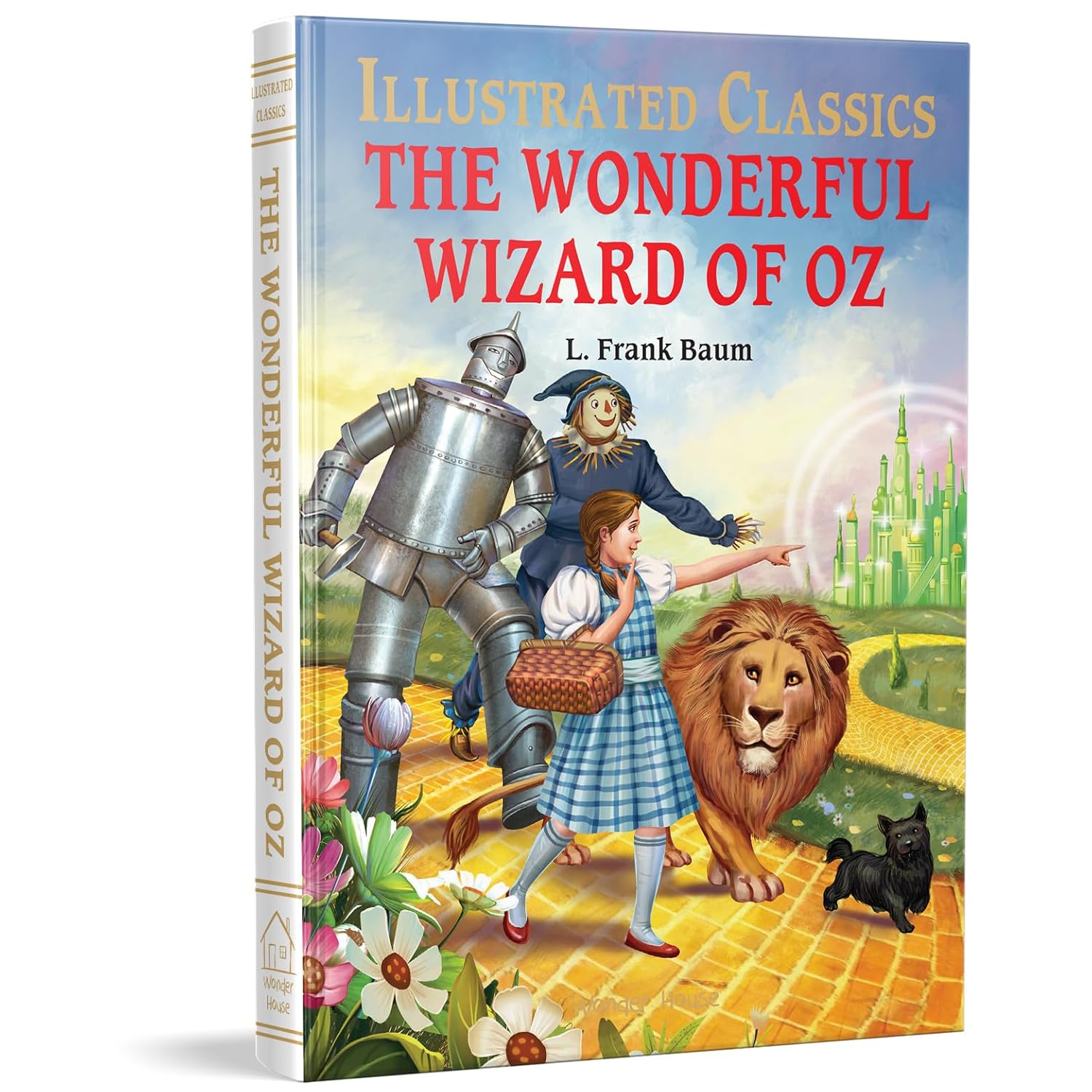 The Wonderful Wizard of Oz : llustrated Abridged Children Classic English Novel with Review Questions (Hardback) - L. Frank Baum